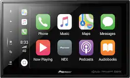 Pioneer - 8" - Android Auto™, Apple CarPlay®, Bluetooth®, HD Radio™, - Modular Solutions Digital Media Receiver - Black