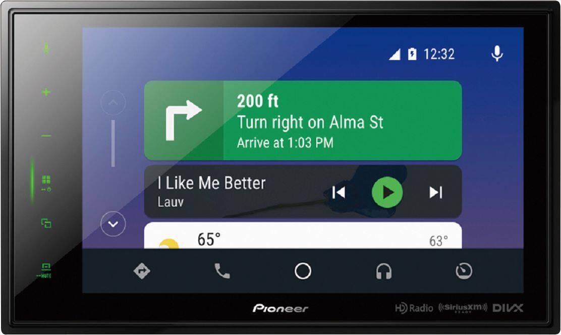 Alt View 11. Pioneer - 8" - Android Auto™, Apple CarPlay®, Bluetooth®, HD Radio™, - Modular Solutions Digital Media Receiver - Black.
