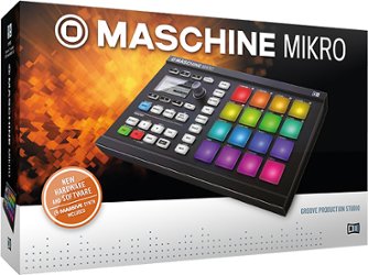 Native Instruments - MASCHINE MIKRO Controller - Black - Front_Zoom