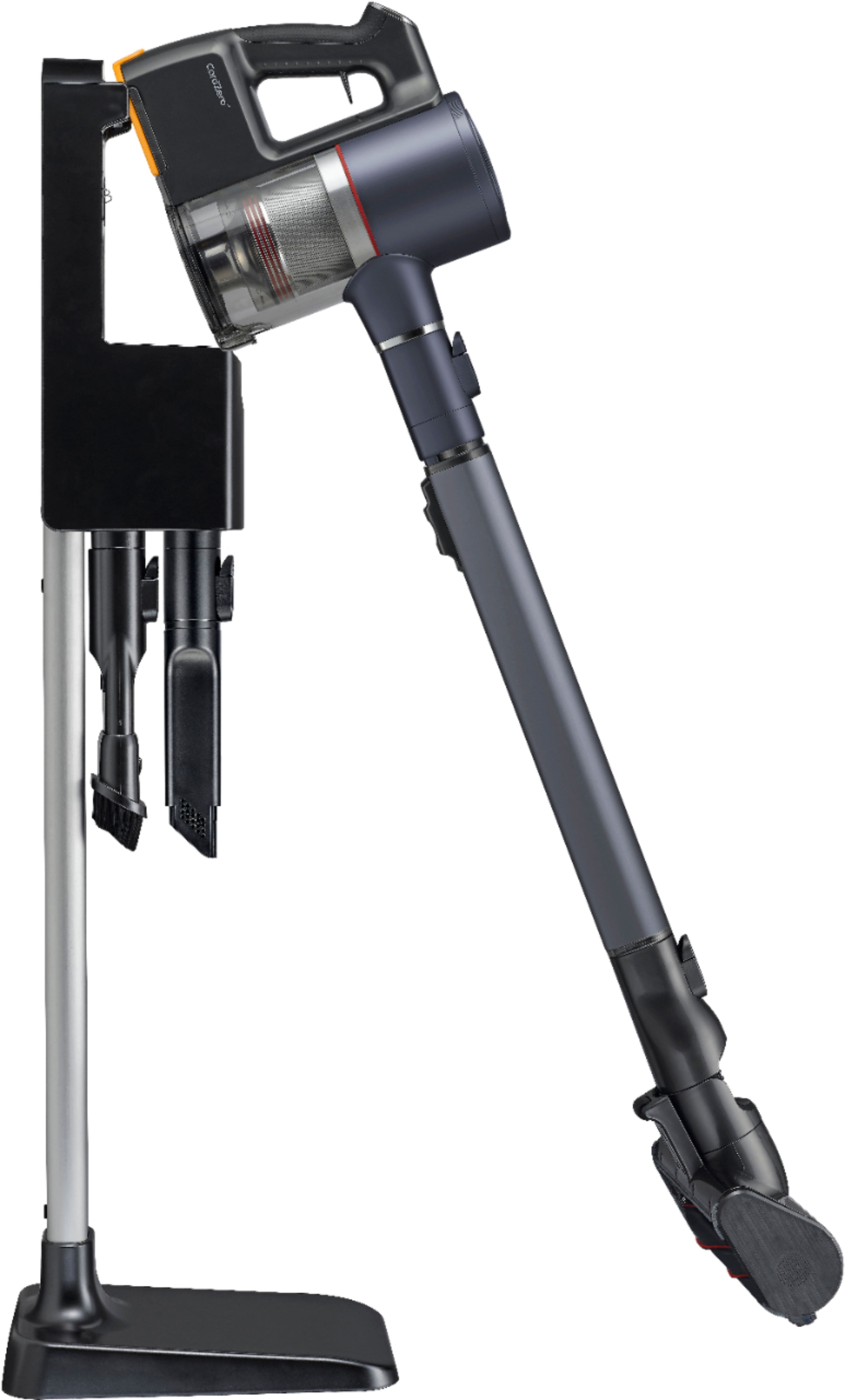 Alt View 1. LG - CordZero Cordless Stick Vacuum with 80-Minute Run Time, Floor and Punch Nozzles - Matte Gray.