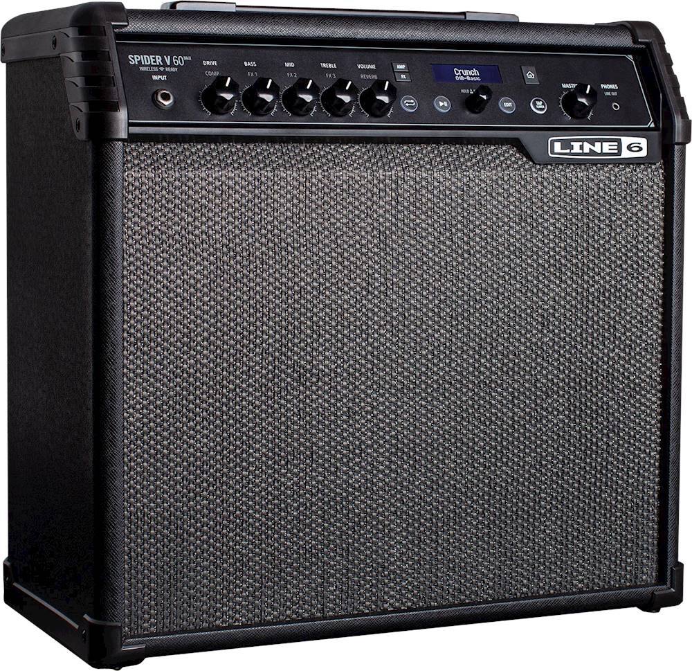 Angle. Line 6 - Spider V 60W MkII Guitar Amplifier - Black.