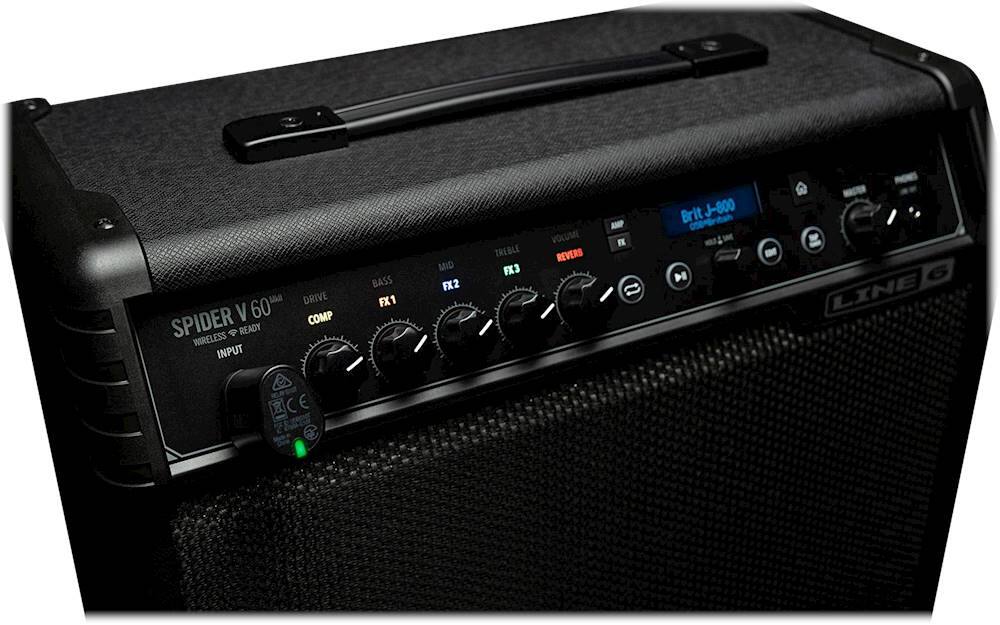 Alt View 12. Line 6 - Spider V 60W MkII Guitar Amplifier - Black.