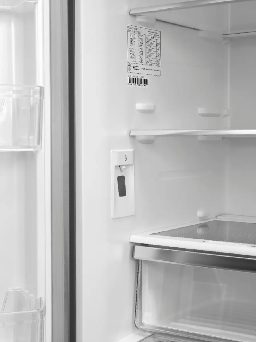 Insignia™ 20.9 Cu. Ft. French Door Counter Depth Refrigerator Stainless