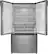 Alt View 2. Insignia™ - 20.9 Cu. Ft. French Door Counter-Depth Refrigerator - Stainless Steel.