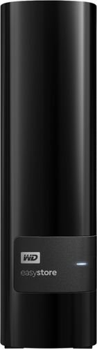 WD - Easystore 12TB External USB 3.0 Hard Drive - Black - Larger Front