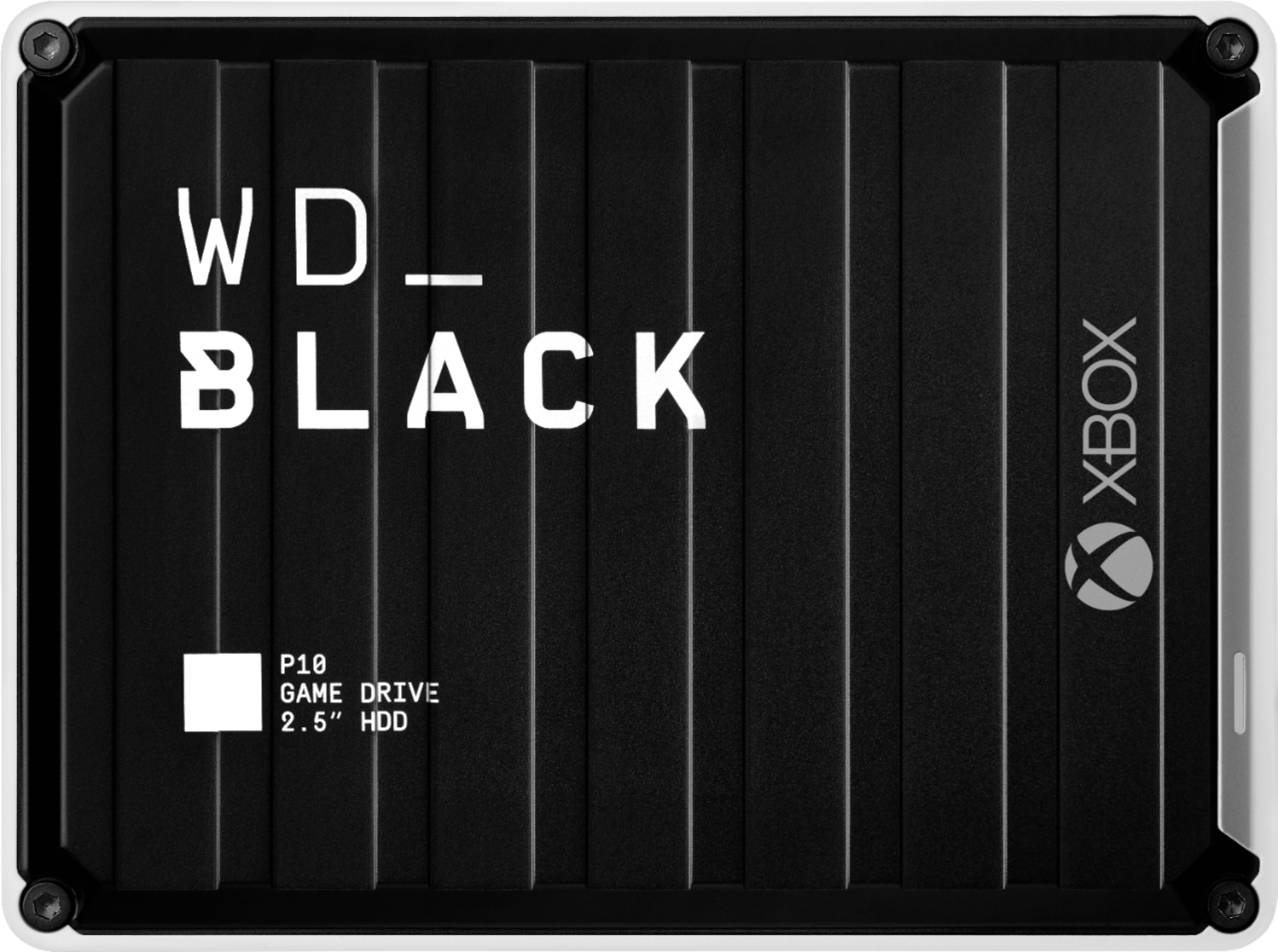 WD - WD_BLACK P10 For Xbox 5TB External USB 3.2 Gen 1 Portable Hard Drive - Black With White Trim