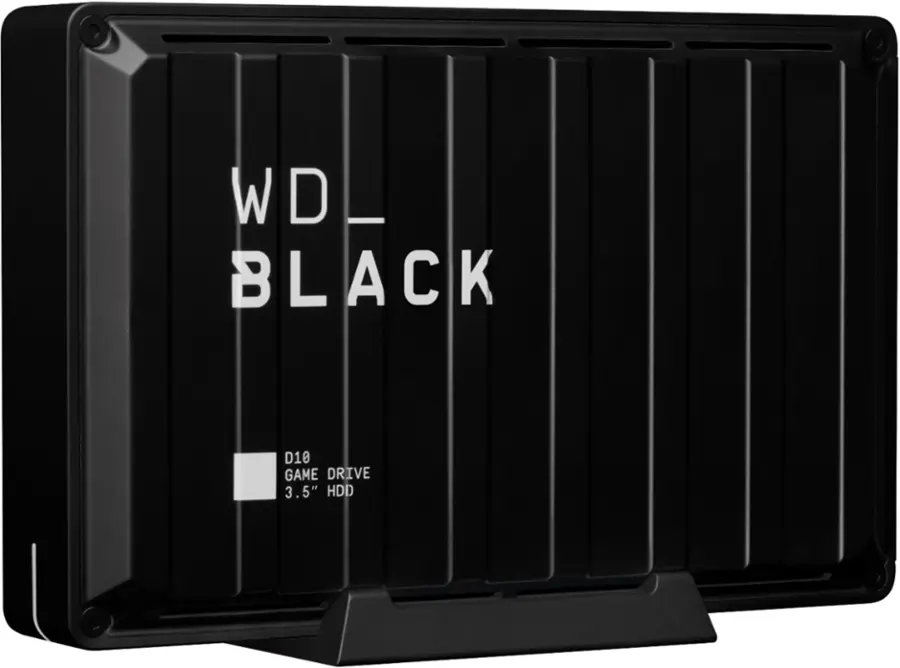 Alt View 12. WD - BLACK D10 8TB External USB 3.2 Gen 1 Portable Hard Drive - Black.