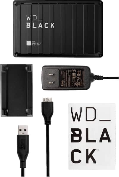 WD D10 8TB External USB 3.2 Gen 1 Portable Hard Drive Black WD D10 8TB External USB 3.2 Gen 1 Portable Hard Drive Black
