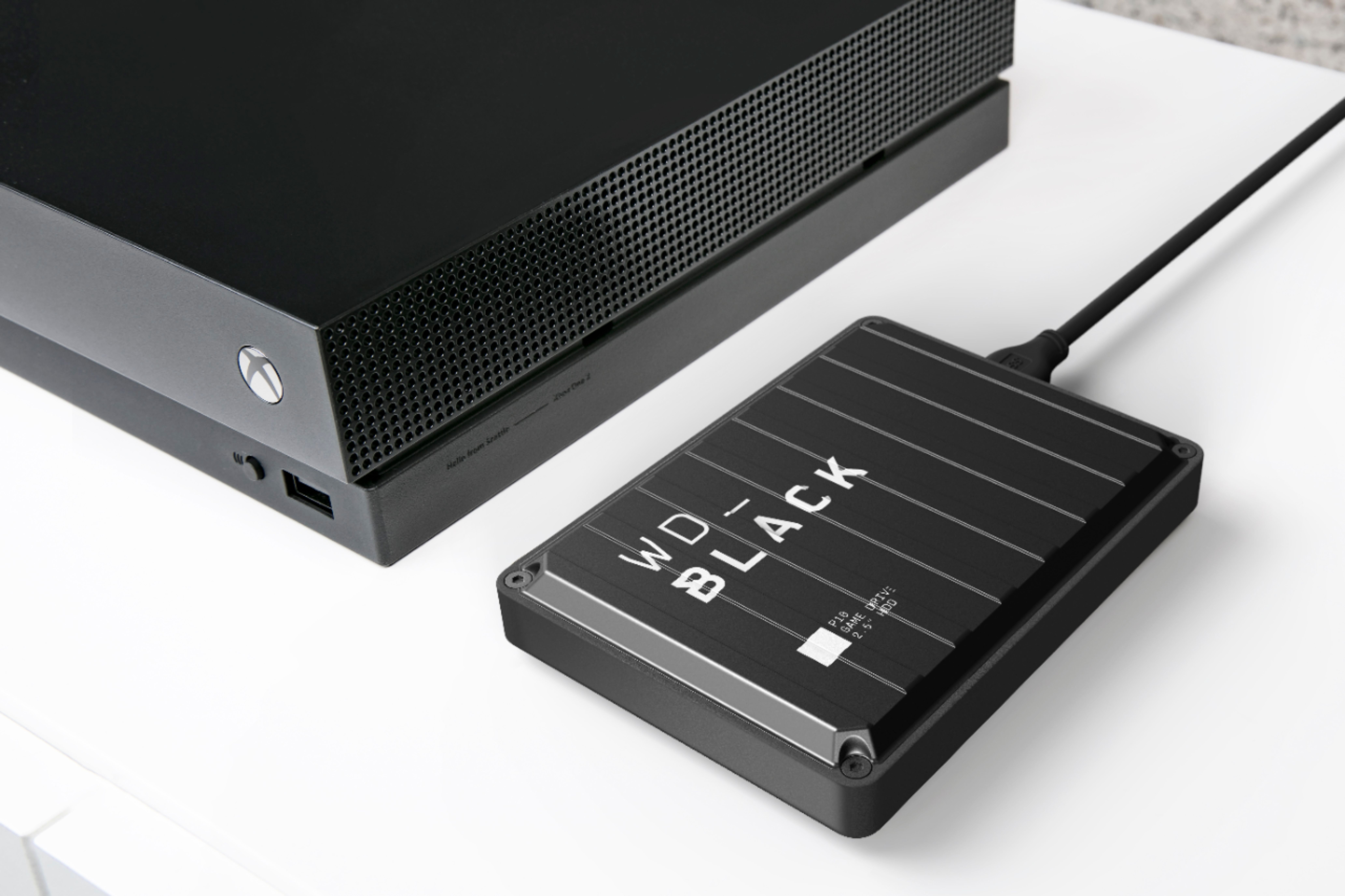 Black Top With B... WD Gaming Drive 4TB External USB 3.0 Portable Hard Drive 
