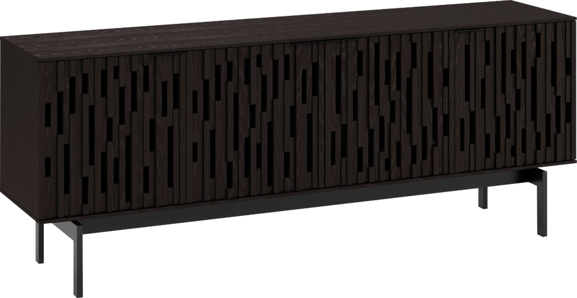 Angle View: BDI - Code TV Cabinet for Most TVs Up to 82" - Ebonized Ash