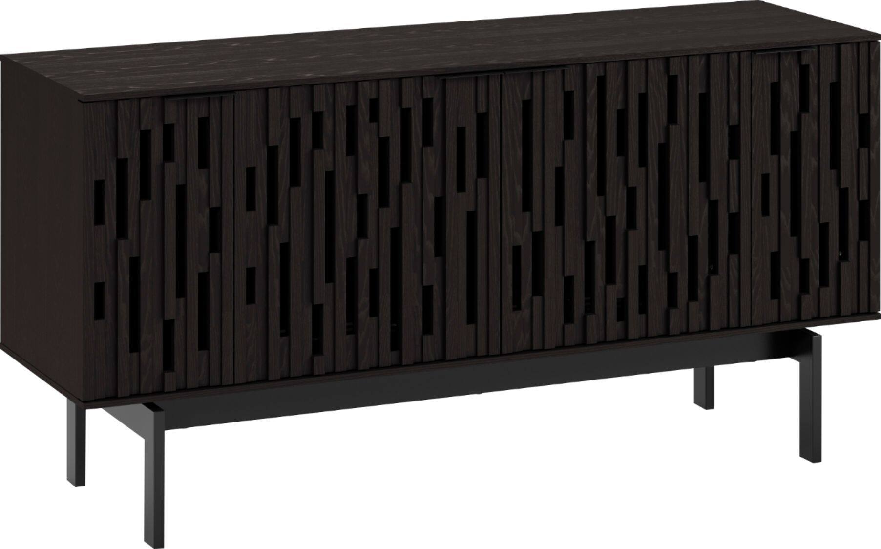 Angle View: BDI - Code TV Cabinet for Most Flat-Panel TVs Up to 65" - Ebonized Ash