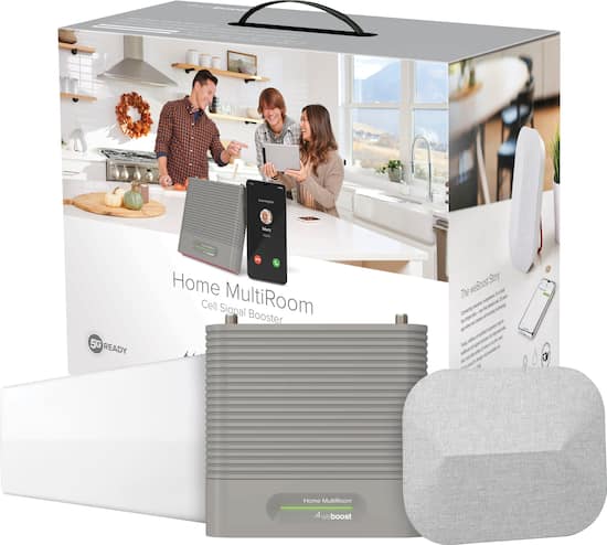 weBoost Home MultiRoom Cell Phone Signal Booster Kit, Boosts 4G LTE & 5G up  to 5,000 sq ft for all U.S. Carriers 470144 - Best Buy