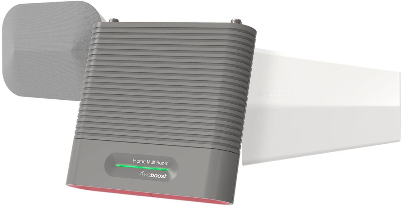 Alt View 18. weBoost - Home MultiRoom Cell Phone Signal Booster Kit, Boosts 4G LTE & 5G up to 5,000 sq ft for all U.S. Carriers - Gray.
