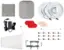Left. weBoost - Home MultiRoom Cell Phone Signal Booster Kit, Boosts 4G LTE & 5G up to 5,000 sq ft for all U.S. Carriers - Gray.
