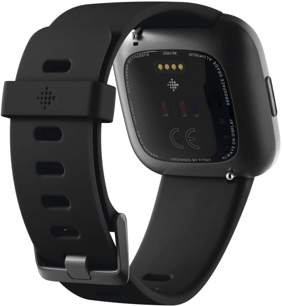 Back. Fitbit - Versa 2 Health & Fitness Smartwatch - Carbon.