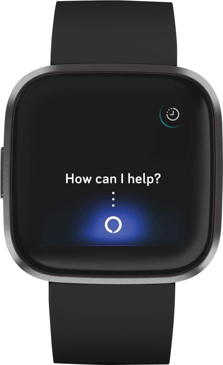 Alt View 11. Fitbit - Versa 2 Health & Fitness Smartwatch - Carbon.