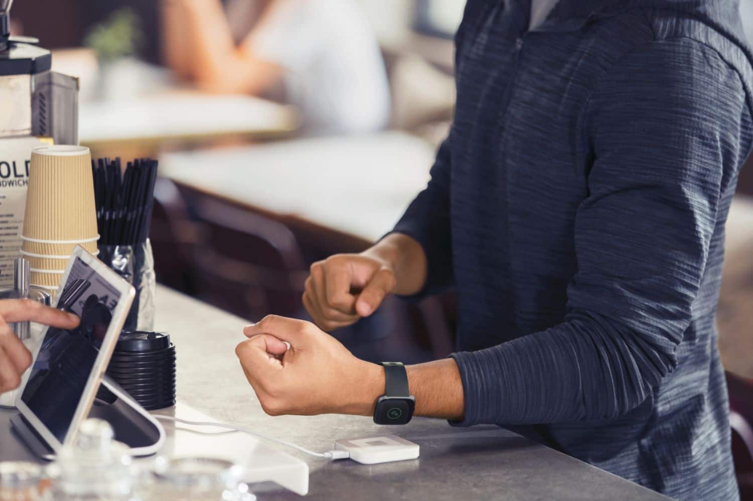 Alt View 13. Fitbit - Versa 2 Health & Fitness Smartwatch - Carbon.