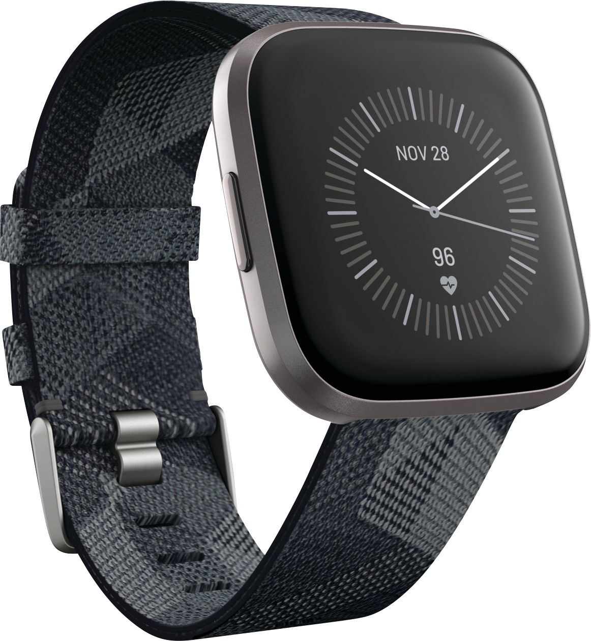 Customer Reviews: Fitbit Versa 2 Special Edition Iron Mist FB507GYGY ...