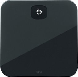Fitbit - Aria Digital Bathroom Scale - Black - Angle_Zoom