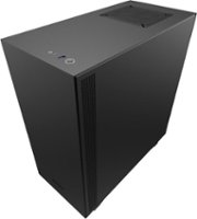 NZXT - H510 Compact ATX Mid-Tower Case with Tempered Glass - Matte Black - Front_Zoom