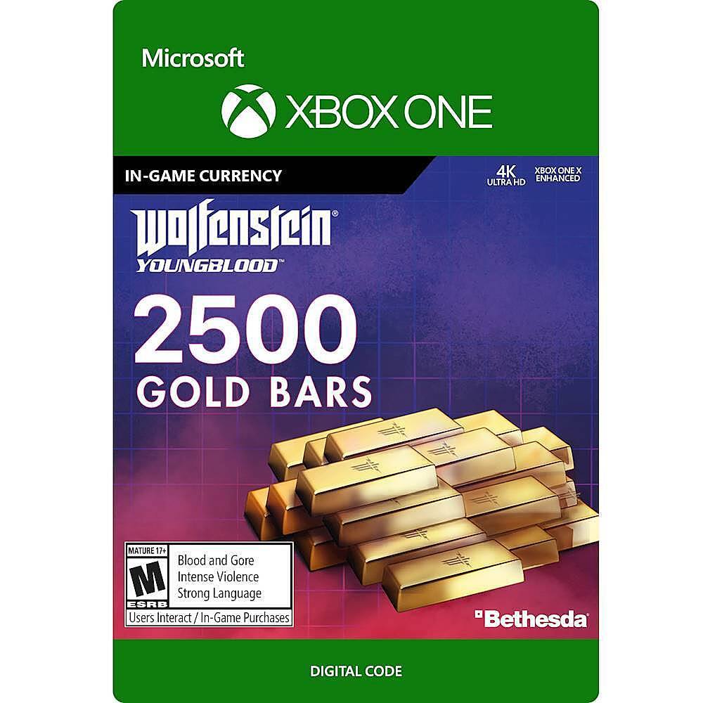 Front. Bethesda - Wolfenstein: Youngblood 2,500 Gold Bars.