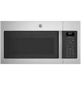 GE - 1.7 Cu. Ft. Over-the-Range Microwave with Sensor Cooking and Defrost - Stainless Steel