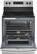 Angle. Whirlpool - 5.3 Cu. Ft. Freestanding Electric Range with Steam-Cleaning and Frozen Bake™ - Stainless steel.