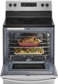 Left Zoom. Whirlpool - 5.3 Cu. Ft. Freestanding Electric Range with Steam-Cleaning and Frozen Bake™ - Stainless steel.