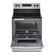 Angle. Whirlpool - 5.3 Cu. Ft. Freestanding Electric Range with Self-Cleaning and Frozen Bake™ - Stainless steel.