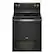 Front. Whirlpool - 5.3 Cu. Ft. Freestanding Electric Range with Self-Cleaning and Frozen Bake™ - Black Stainless Steel.