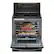 Left. Whirlpool - 5.3 Cu. Ft. Freestanding Electric Range with Self-Cleaning and Frozen Bake™ - Black Stainless Steel.
