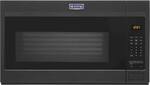 Maytag - 1.9 Cu. Ft. Over-the-Range Microwave - Cast Iron Black - Front_Standard