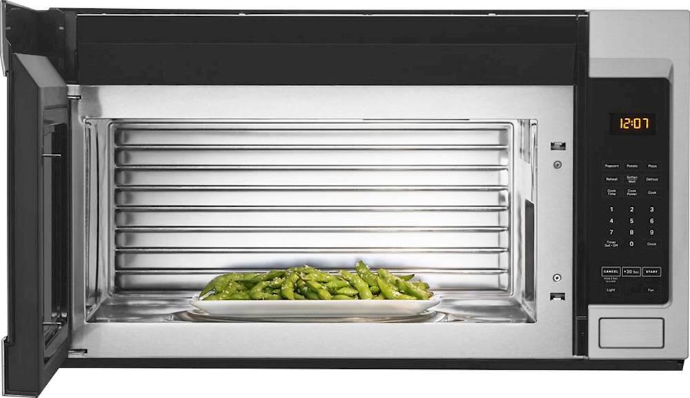 Alt View 14. Maytag - 1.7 Cu. Ft. Over-the-Range Microwave - Stainless Steel.