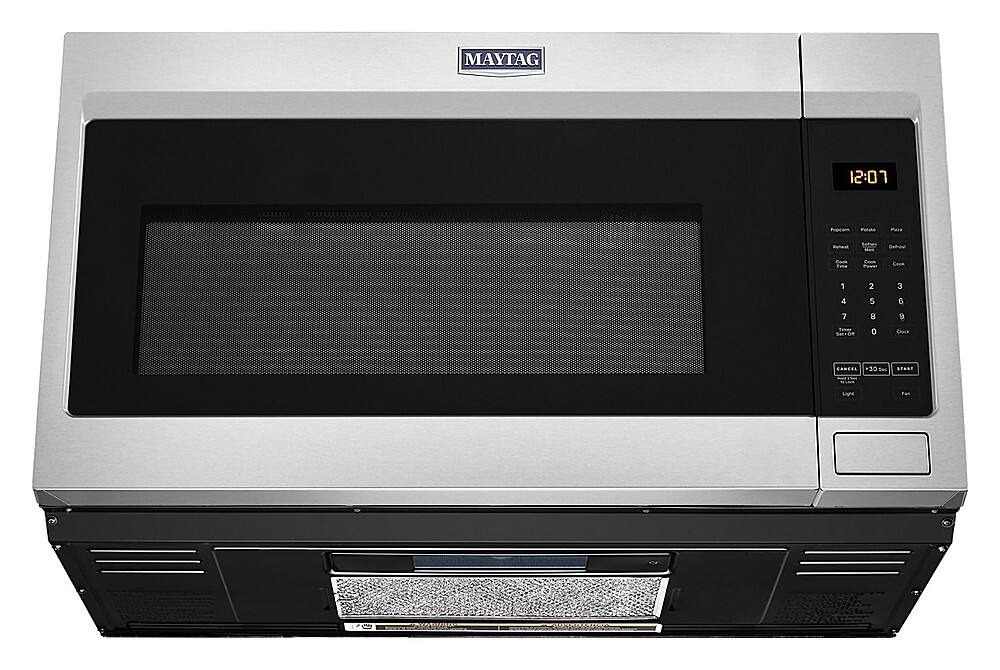 Alt View 16. Maytag - 1.7 Cu. Ft. Over-the-Range Microwave - Stainless Steel.