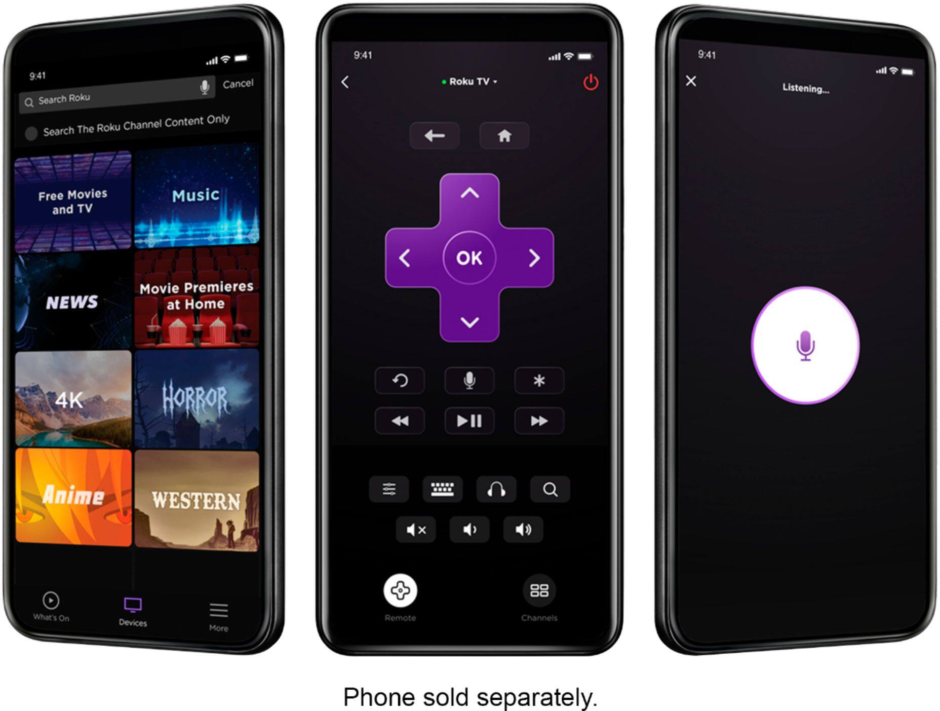 Alt View 14. Westinghouse - 50" Class LED 4K UHD Smart Roku TV - Black.