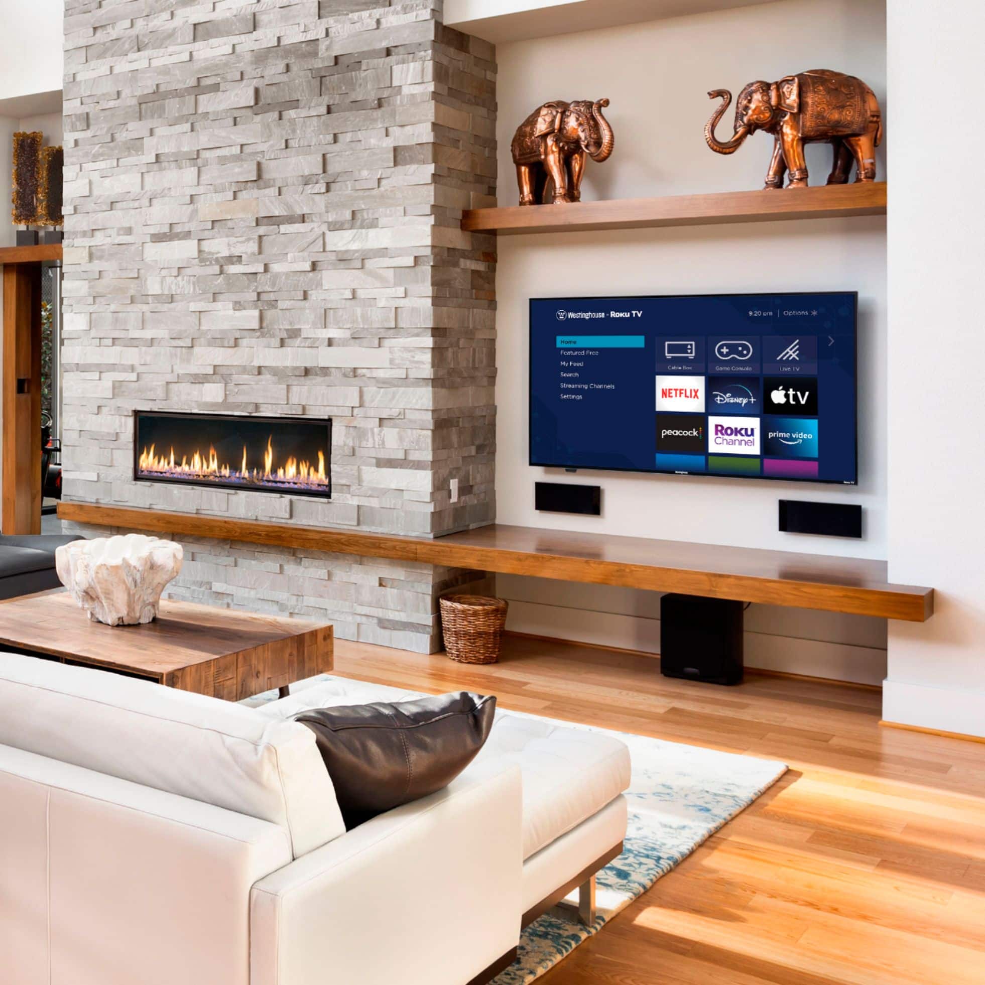 Alt View 18. Westinghouse - 50" Class LED 4K UHD Smart Roku TV - Black.