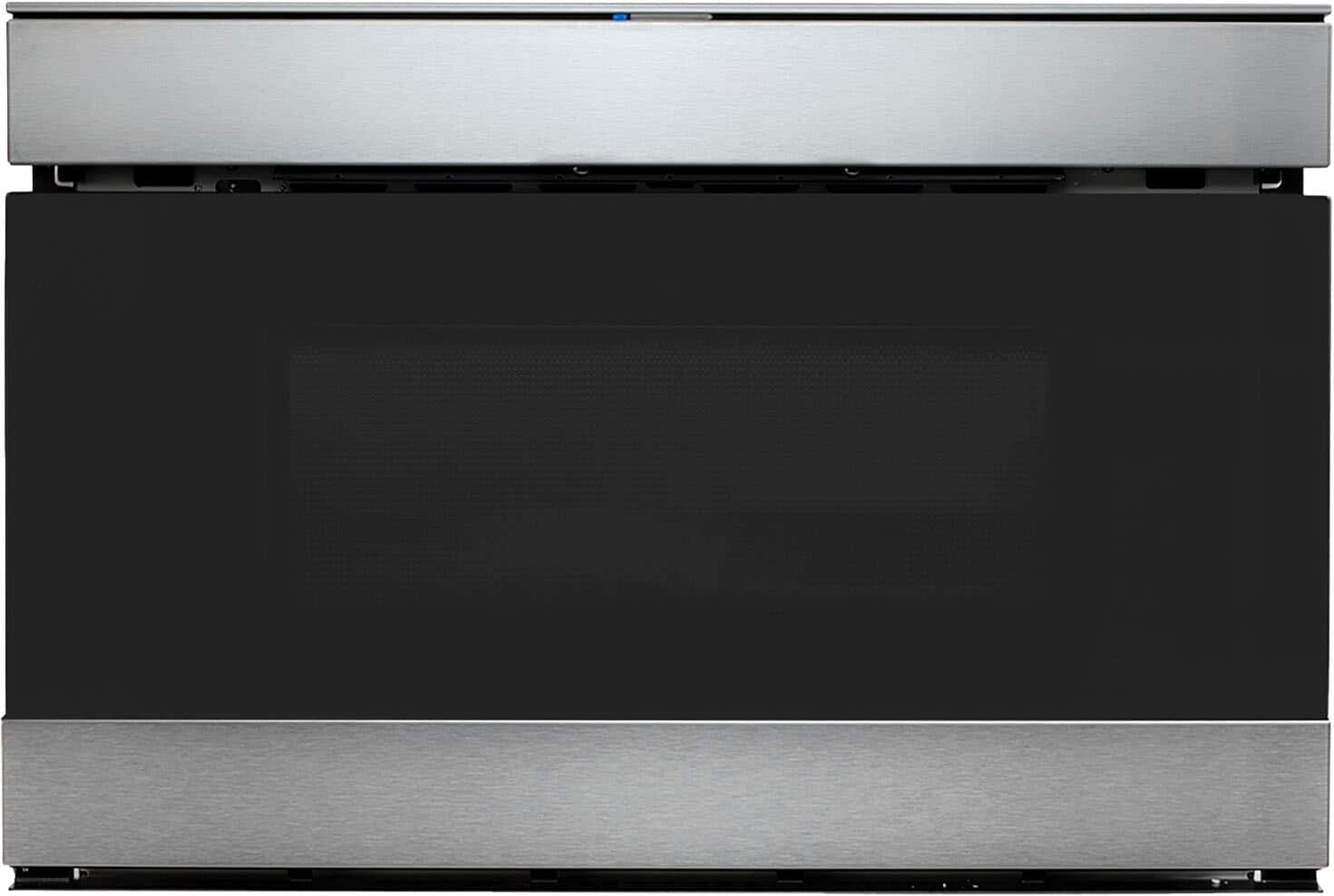 Sharp - 1.2 Cu. Ft. Microwave Drawer Works with Alexa and Easy Wave Open - Stainless Steel - Front_Zoom