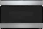 Front. Sharp - 1.2 Cu. Ft. Microwave Drawer Works with Alexa and Easy Wave Open - Stainless Steel.