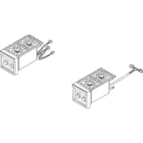 Viking - Accessory Switch Kit for Burner Modules - Black - Angle_Zoom