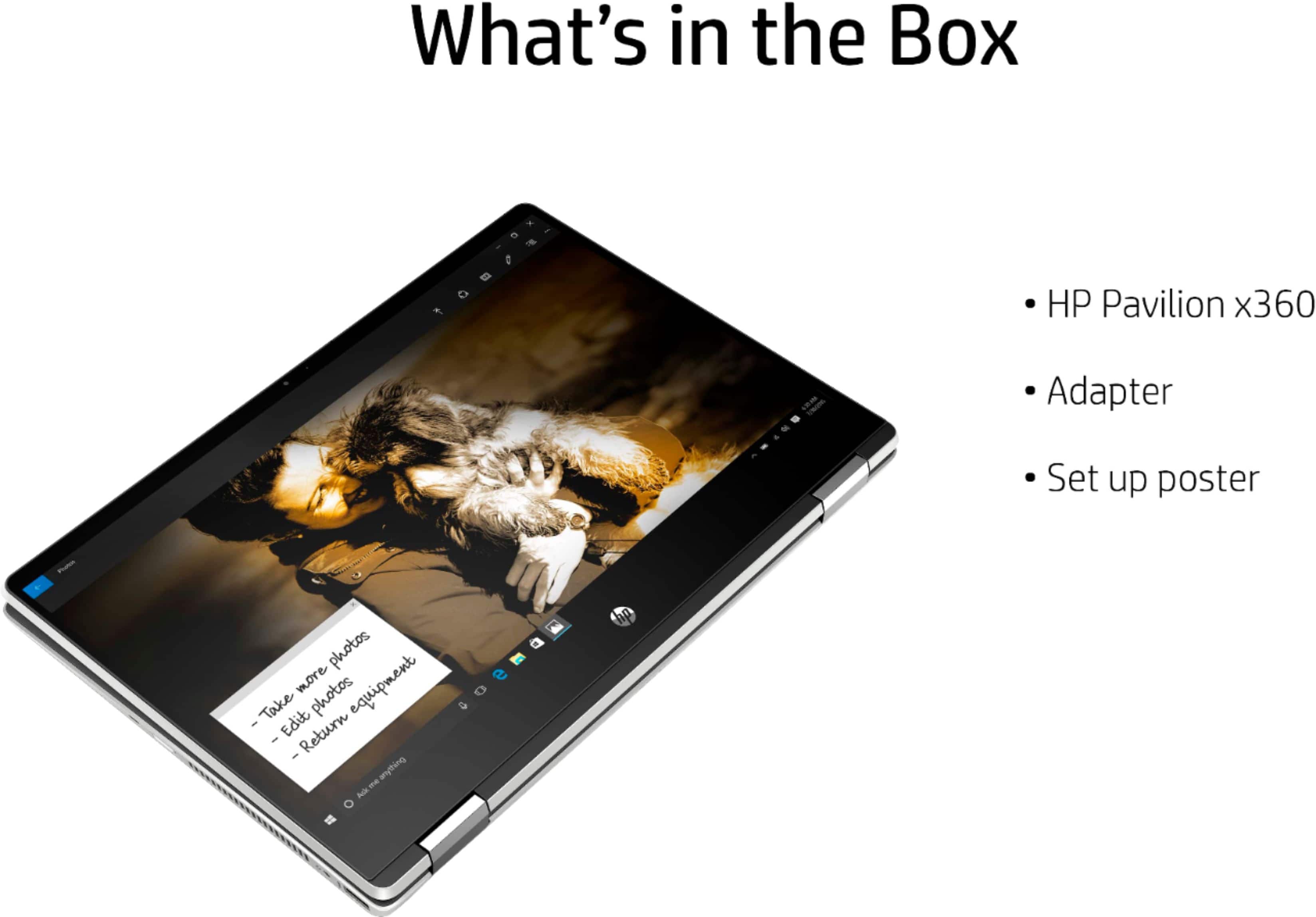 Alt View 4. HP - Pavilion x360 2-in-1 14" Touch-Screen Laptop - Intel Core i5 - 8GB Memory - 256GB SSD + 16GB Optane.