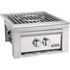 Angle. Viking - Professional 5 Series 20" Side Burner - Stainless steel.