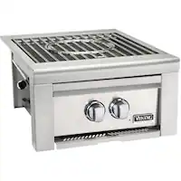 Viking - Professional 5 Series 20" Side Burner - Stainless Steel - Angle_Zoom