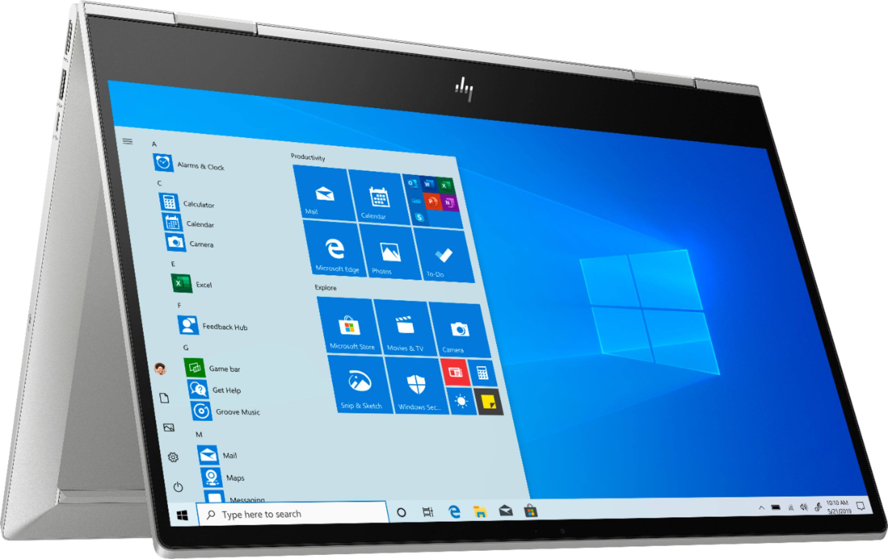 Alt View 20. HP - ENVY x360 2-in-1 15.6" Touch-Screen Laptop - Intel Core i5 - 8GB Memory - 256GB SSD + 16GB Optane.