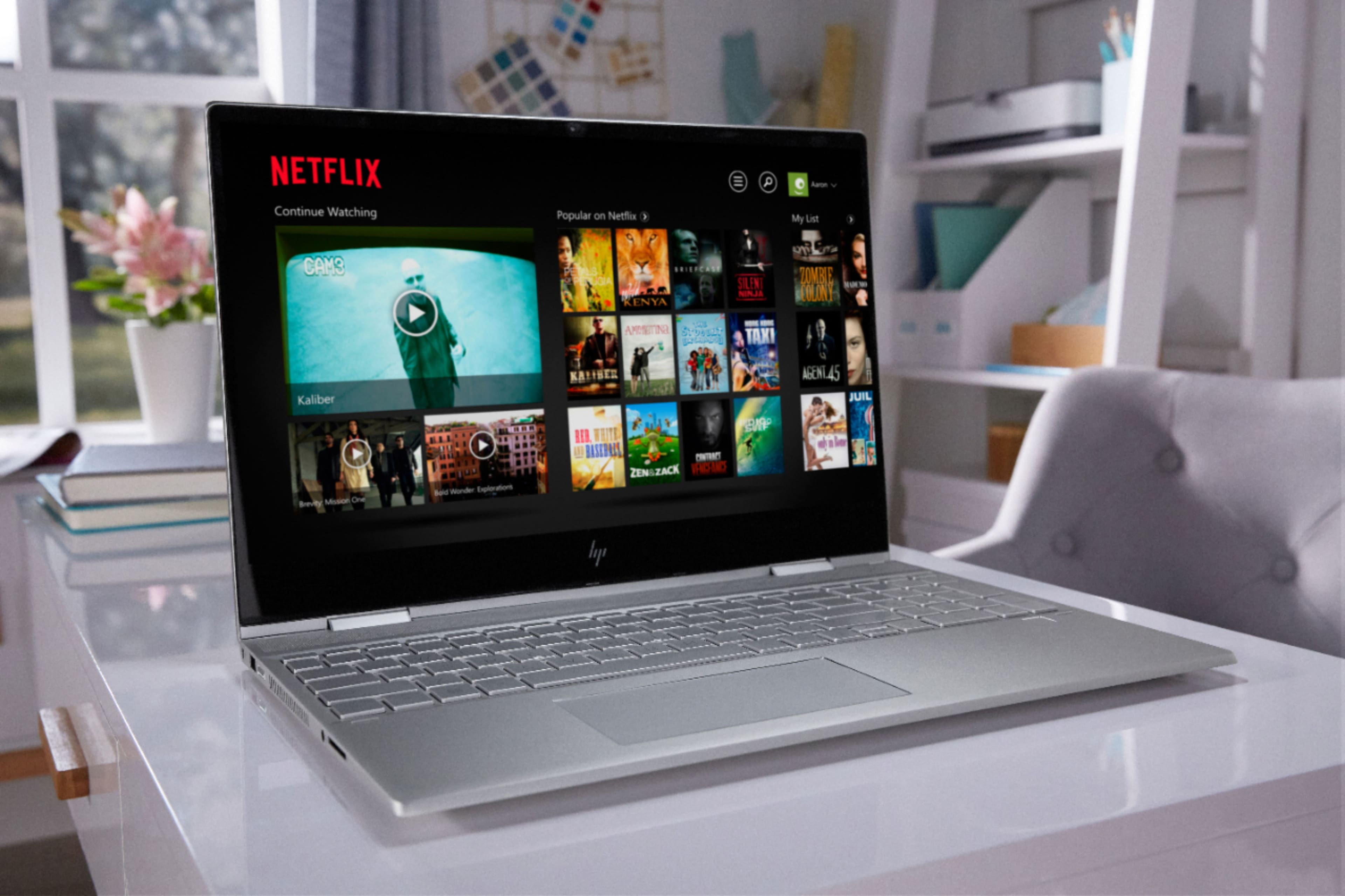 Alt View 22. HP - ENVY x360 2-in-1 15.6" Touch-Screen Laptop - Intel Core i5 - 8GB Memory - 256GB SSD + 16GB Optane.