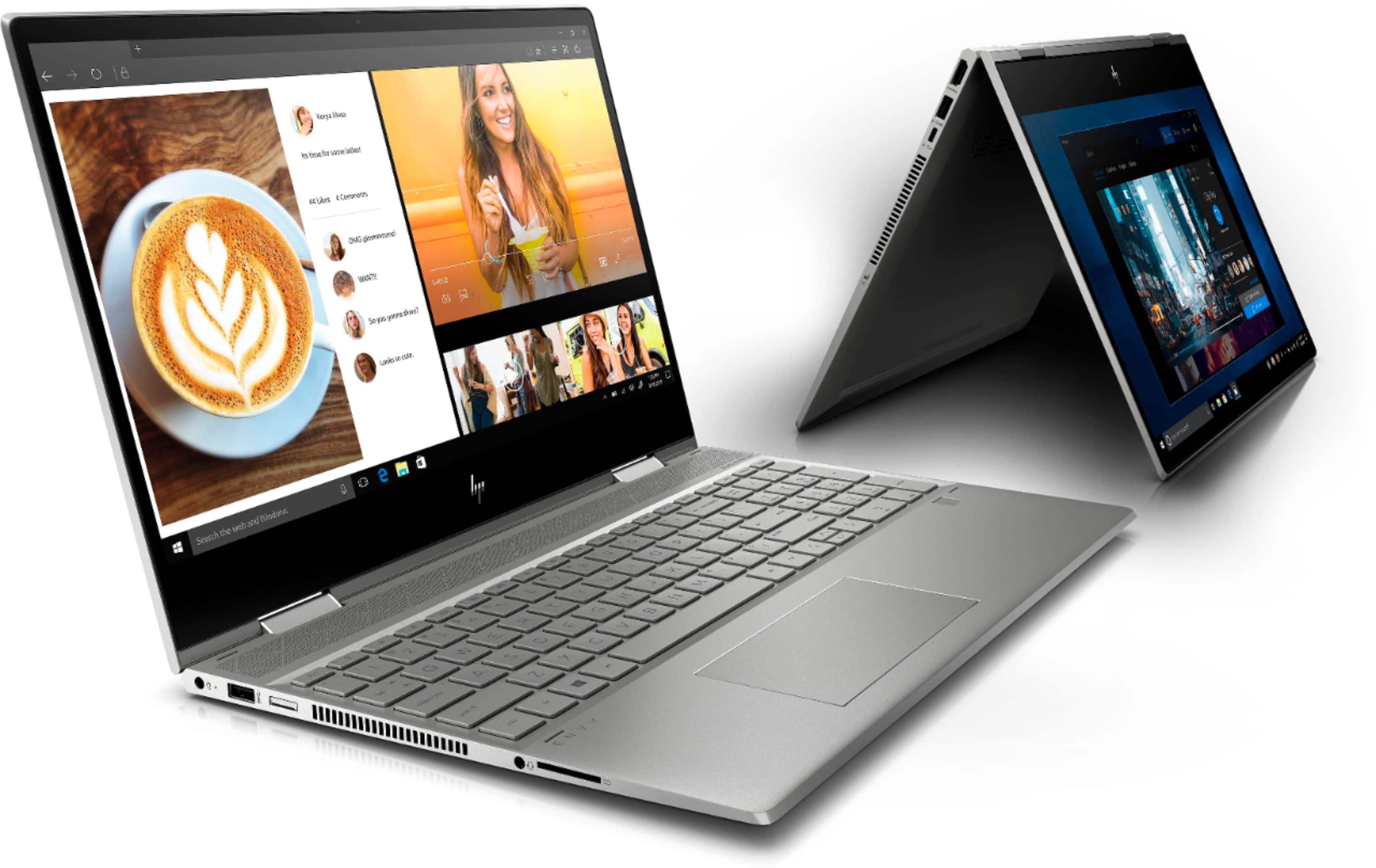 Alt View 3. HP - ENVY x360 2-in-1 15.6" Touch-Screen Laptop - Intel Core i5 - 8GB Memory - 256GB SSD + 16GB Optane.