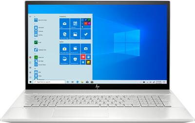 HP - Envy 17.3" Touch-Screen Laptop - Intel Core i7 - 12GB Memory - NVIDIA GeForce MX250 - 512GB SSD + Optane - Natural Silver, Sandblasted Anodized Finish