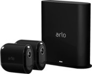 Front Zoom. Arlo - Pro 3 2-Camera Indoor/Outdoor Wire-Free 2K HDR Security Camera System - Black.
