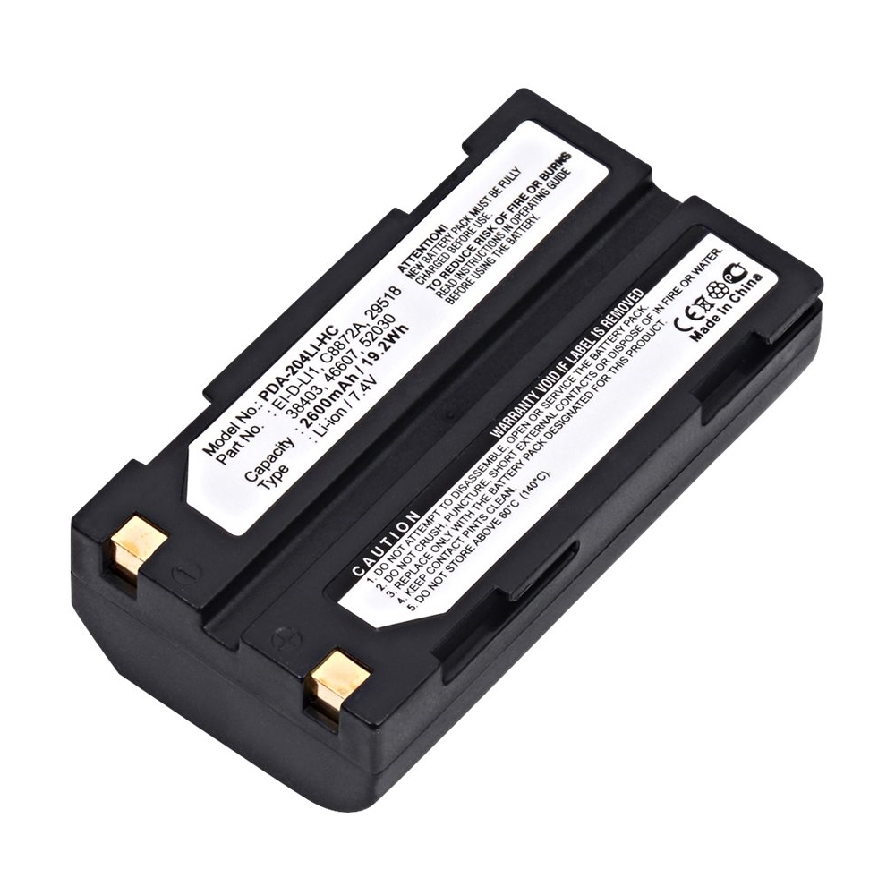 2-Pack Battery for Pentax EI-2000 1821 D-LI1 Trimble GPS 5700 5800 R8 R7 54344 