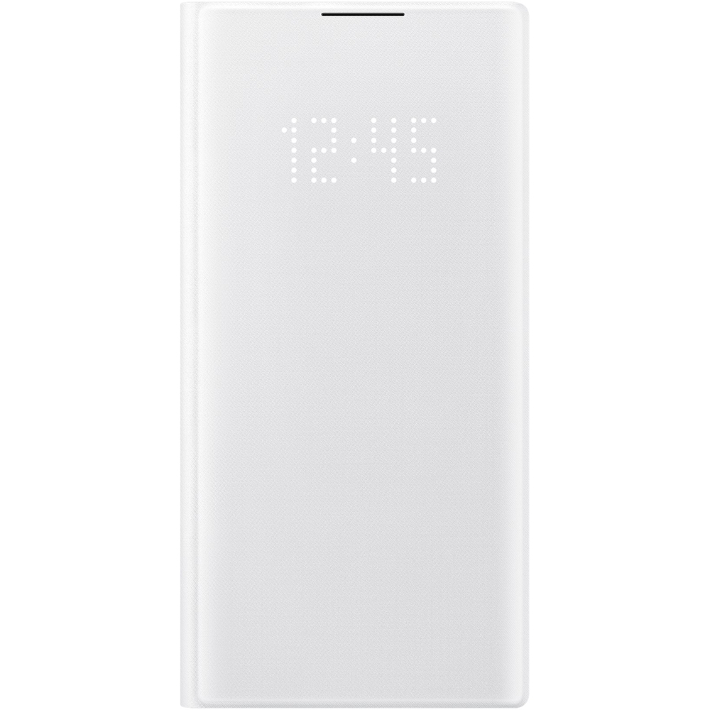 Samsung - LED Wallet Cover Case for Galaxy Note10 - White