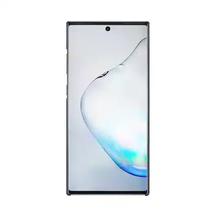 Angle. Samsung - LED Back Cover Case for Galaxy Note10+ and Note10+ 5G - Black.